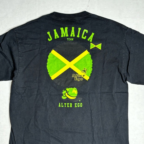 Vintage Jamaica Alter Ego Hawaiian T-Shirt - Picture 6 of 9